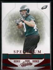 Jed Collins 2008 Playoff Absolute Memorabilia Spectrum Red #191 Eagles