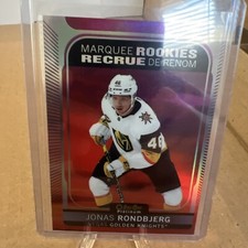 Jonas Rondbjerg 2021-22 Upper Deck O-Pee-Chee Platinum Sunset Marquee Rookie 