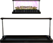 Full-Spectrum LED Grow Light for Indoor Seedlings with Adjustable Height  Timer