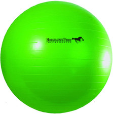 40-Inch Green Mega Ball for Horses - Fun Exercise  Playtime Activity