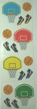 Mrs Grossman`s BASKETBALL STUFF  Stickers 1986