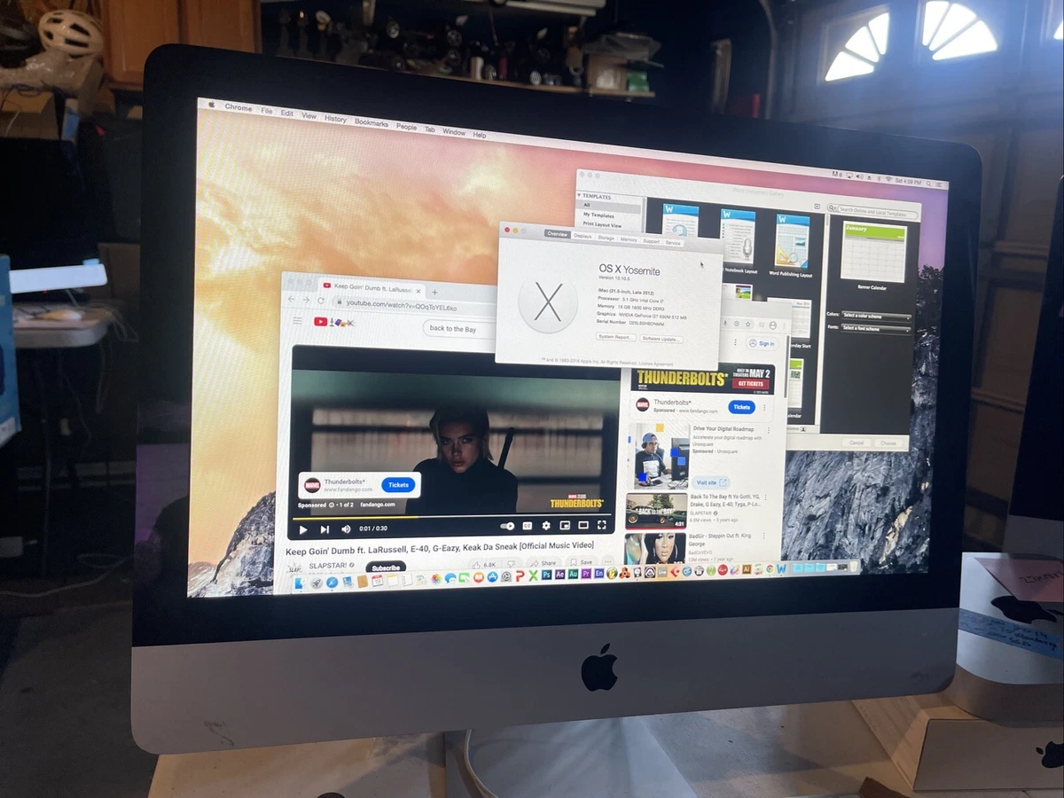 Preços baixos em Computadores desktops e all-in-one Apple iMac 16