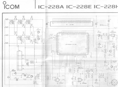 Icom IC-228A/E/H Instruction Manual OriginalOEM with Schematic & Block Diagram - Picture 2 of 2