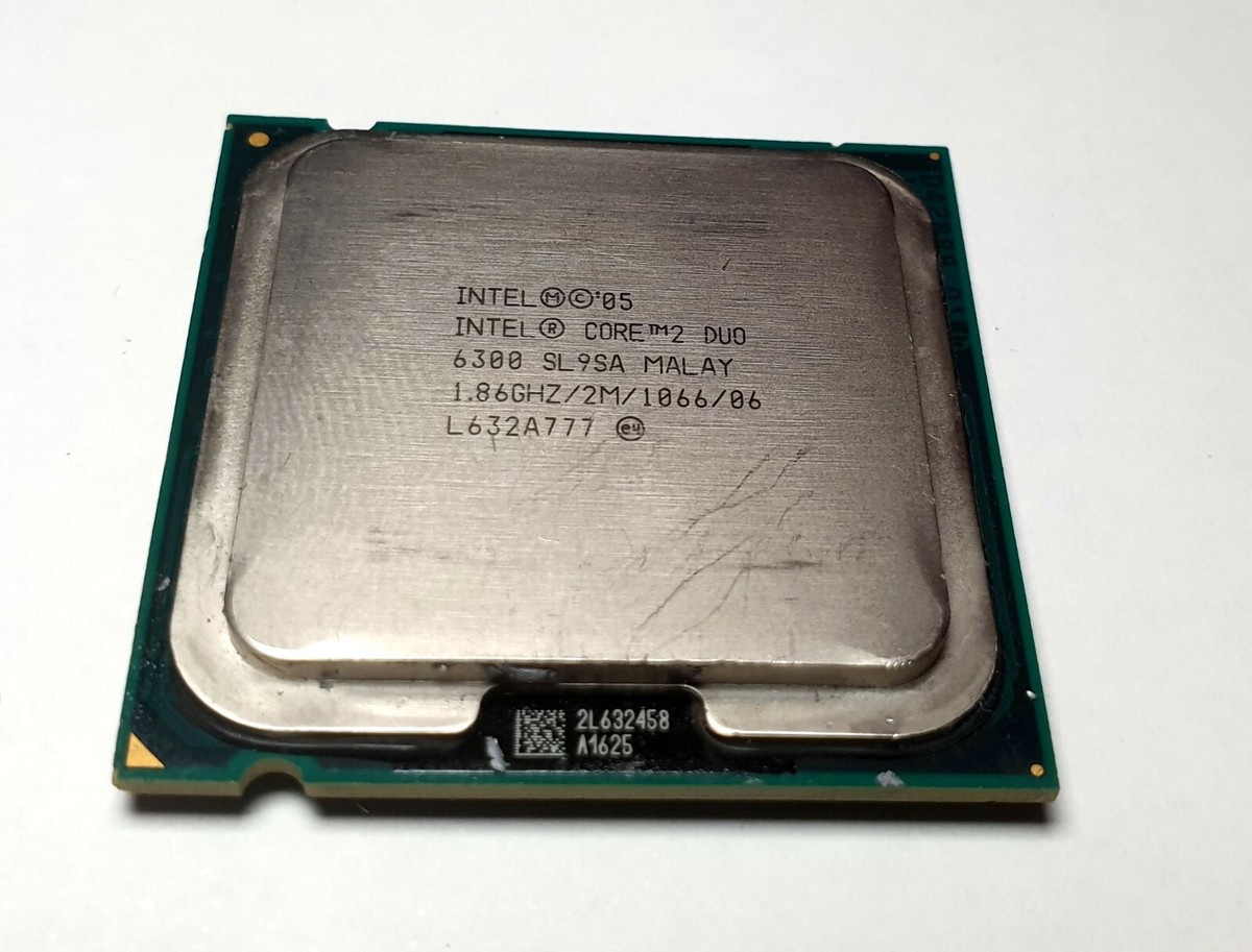 Processeur Intel Core 2 Duo E6300 1.86 GHz - Socket LGA 775, Occasion Fonctionnel