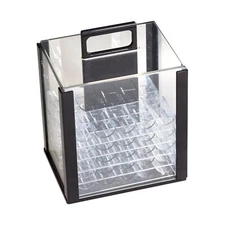 GSE Games & Sports Expert 600pcs/1,000pcs Acrylic Poker Chip Case | Casino Ac...