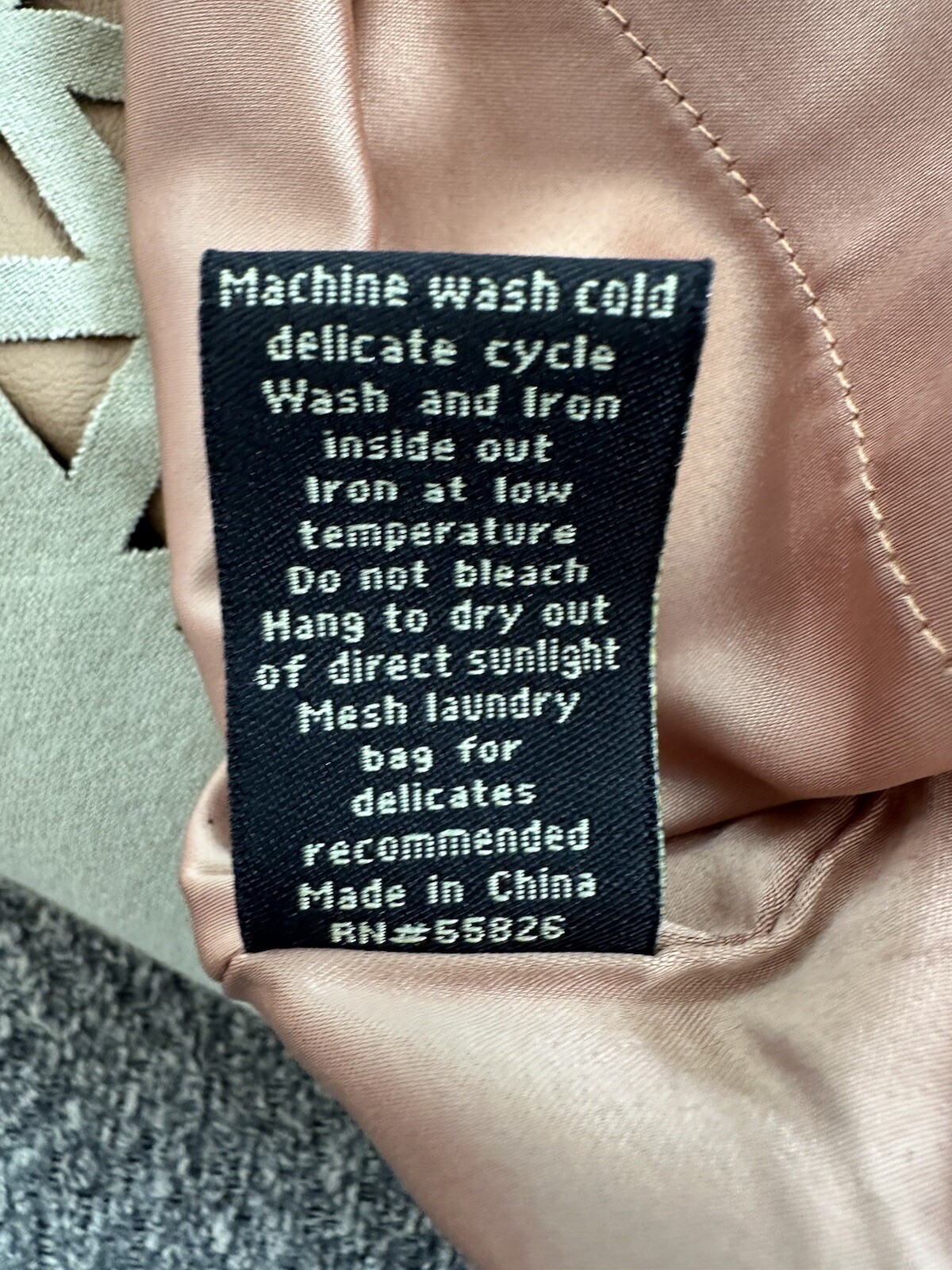 MYNT 1792 Camel Pleather Skirt W/ Cut Out Triangle Pattern Women’s Size 24W