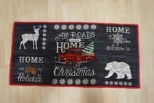 Christmas quilted wall hanging 21  x43  