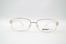 Vintage Vienna Design UN379 Gold Beige Square Glasses Frame NOS