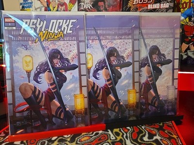 PSYLOCKE NINJA #1 FANYANG 616 Trade Dress & Virgin Variant ABC Set LTD 1000
