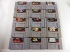 Super Nintendo SNES 15 Game Lot Bad Condition Tested But Need More Cleaning