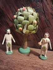 Adam und  Eva mit  Baum -  Seiffen -