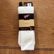 Red Wing Everyday Work Crew Socks Large Men's 9-12 Women's 10-13 WHITE