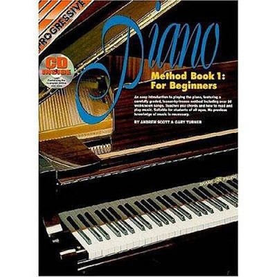 CP72626 - Progressive Piano Method Book 1 Beginners - Paperback - GOOD