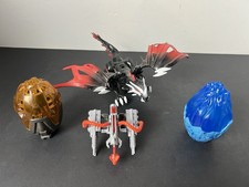 Mega Bloks Dragons Universe Blackheart Predavor Dragon Action Figure Lot W/ Eggs