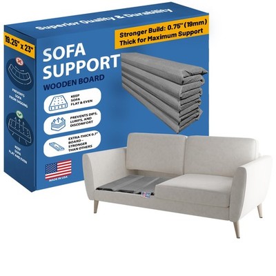 Greaton, Heavy Duty Couch Support Board, 19.25'' x 23'' Extra Thick Wood Base t...