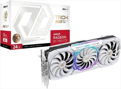 ASRock Radeon RX 7900 XTX Taichi White 24GB OC RX7900XTX TCW 24GO Grafikkarte