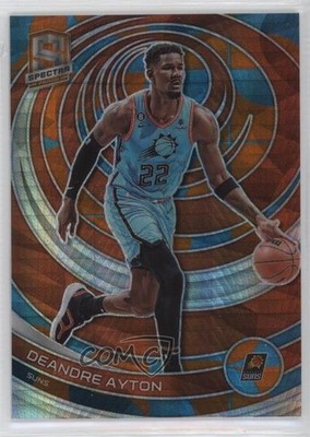 2022-23 Panini Spectra Asia Blue & Orange Prizm /49 DeAndre Ayton #95 1pi0