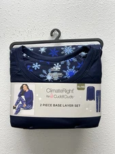2-Piece ClimateRight by Cuddl Duds Women’s XL Base Layer Top and Legging Set