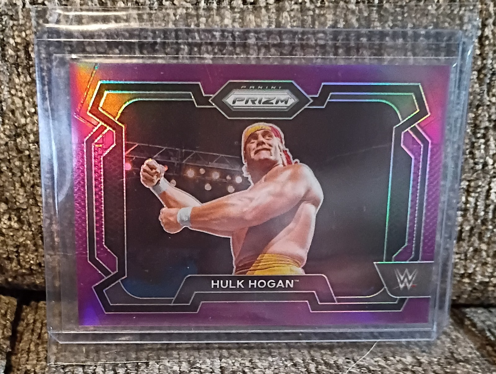 2024 Panini Prizm WWE Hulk Hogan #70 Purple 100/149