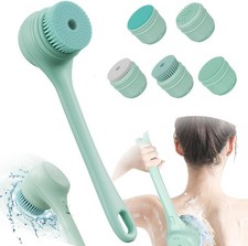 Electric Body Brush Back Scrubber for Shower, Ipx7 Waterproof Back Scrubber ....