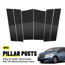 6 Window Pillars Molding Trim For Honda Odyssey 2011-2016 2017 Us Glossy Black 6 Window Pillars Molding Trim For Honda Odyssey 2011-2016 2017 Us Glossy Black