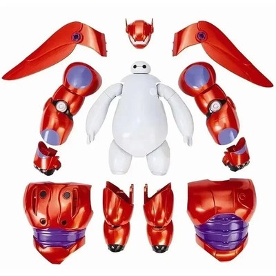 Big Hero 6 Baymax Armor-Up Action Figure Toy Model 16cm Robot Gift