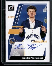 2023-24 Donruss #ND-BPZ Brandin Podziemski Next Day Autographs