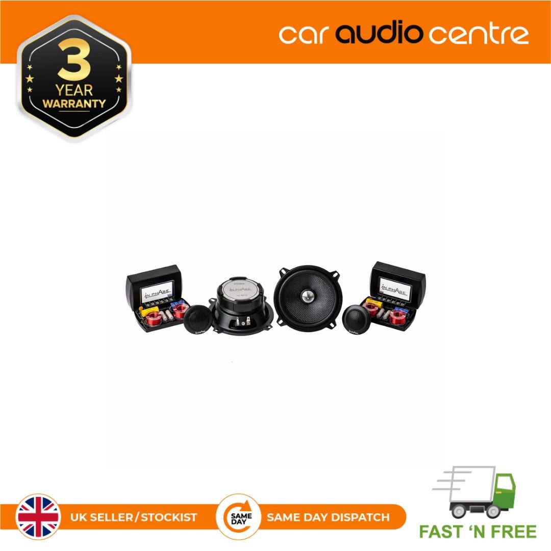 In Phase XTC5CX 5.25"" 250W 2-Way Component Car Speakers w/ Tweeters & Grills