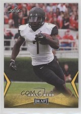 2018 Leaf Draft Gold Ralph Webb #46 0s0