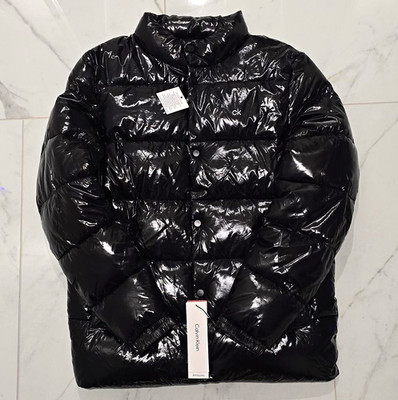 Calvin Klein Men s Black Quilted Puffer Jacket S Water Resistant 7°F