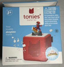 Tonies Marvel Spidey Starter Set - Red Toniebox with Spidey Figure - Open Box