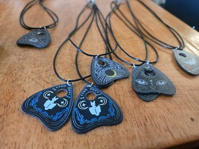 Unique Ouija Planchette Charm Necklace 5 Different Designs GIFT Free Shipping