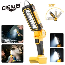 3000LM LED Work Light Flashlight 30W Spotlight For DeWalt 20V MAX Li-Ion Battery