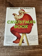1977 Norman Rockwell's CHRISTMAS BOOK Hardcover Book With Dust Jacket