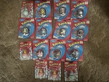 NEW 2000 Series 6 And 7  Basic Fun Pokemon Keychain with Pokeball ULTRA RARE LOT