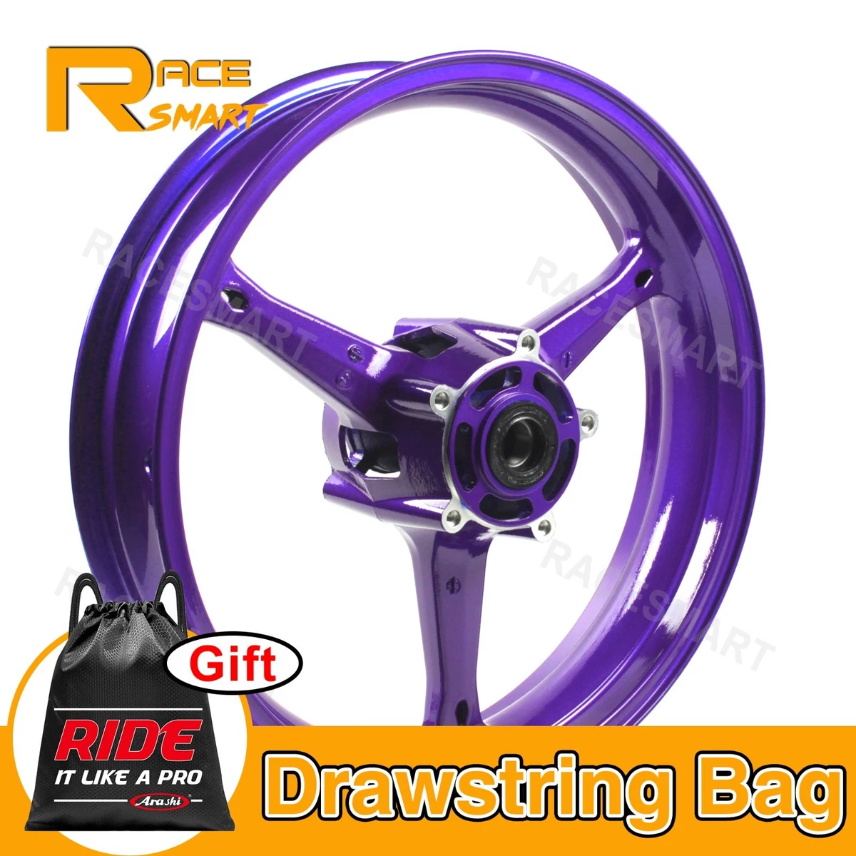 Aluminum Wheel Purple Motorcycle & Scooter Wheels & Rims for sale