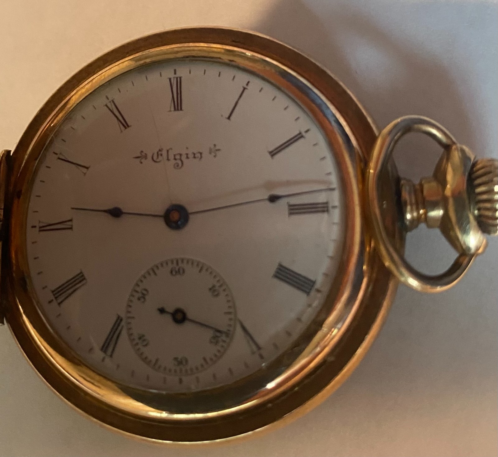 Elgin Pocket Watch - Gold-Plated - 1880 Estimated production date