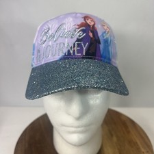 DISNEY Parks Frozen 2 Youth Baseball Hat Sparkles Character Elsa  Anna. NWT