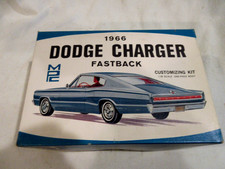 Rare Original Mpc 1966 Dodge Charger Fastback Plastic Model Customizing Kit Ob Rare Original Mpc 1966 Dodge Charger Fastback Plastic Model Customizing Kit Ob