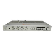 Sony TA-AX2 Stereo Integrated Amplifier Silver 2x 40W RCA Phono Untested As Is