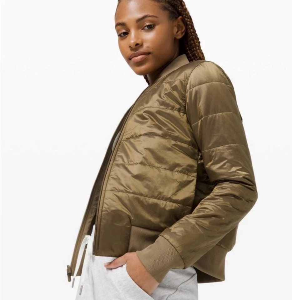 Lululemon Non Stop Reversible Bomber Jacket Size 6  - Image 2 of 4