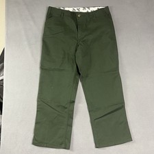Ben Davis Brown Pants Mens 40X30 Green Twill Khaki Workwear Streetwear