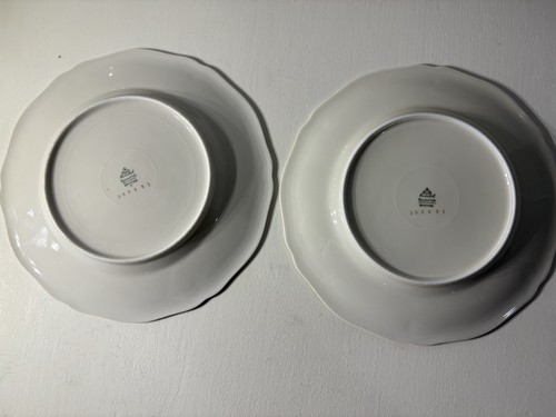 Rosenthal Germany Chippendale Salad Plates Set of 2 Floral Gold Trim 265431 EUC - Picture 7 of 10