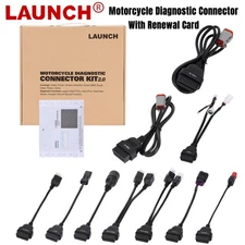 LAUNCH Motorcycle Diagnostic Connector Kit 2.0 for CRP919E BT, X431 V V5.0, Pro5