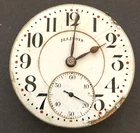Antique 1920 Illinois Grade 706 Pocket Watch Movement Parts Good Balance 16s 19j