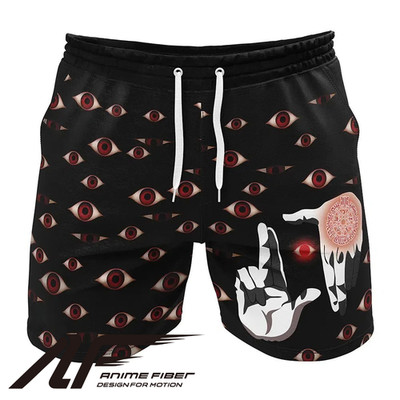 Hellsing Alucard Eyes Gym Shorts