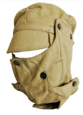 Original USSR Soviet Army Afghanistan War Cap Mask Military Hat Khaki Syriyka