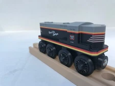 EMD GP8  CB&Q Burlington #241 - Wooden Railroad Compatible-Thomas-Brio 3D Print