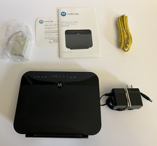 Motorola MD1600 VDSL2/ADSL2 Modem and AC1600 WiFi Gigabit Router - Black