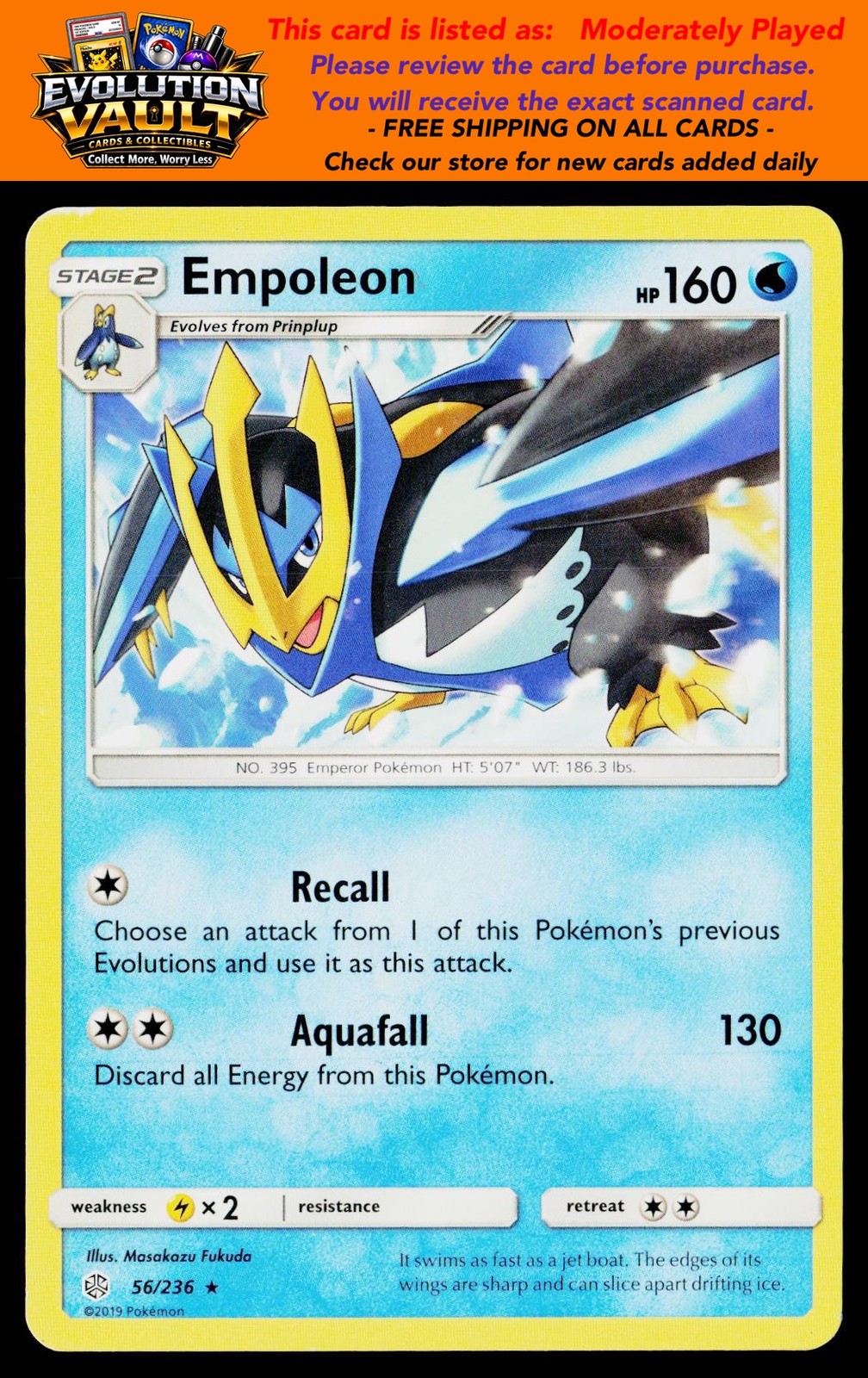 SM - Cosmic Eclipse #56/236 Empoleon